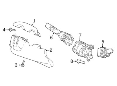 Công Tắc Pha Cos Honda Cr-V Mã phụ tùng 35255T2AX12