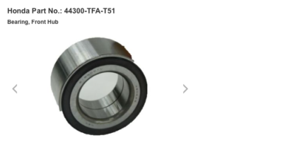 Bi May Ơ Trước Honda Cr-V Mã phụ tùng 44300TFAT51