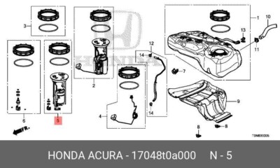 Cụm Lọc Xăng Honda Cr-V Mã phụ tùng 17048t0a000