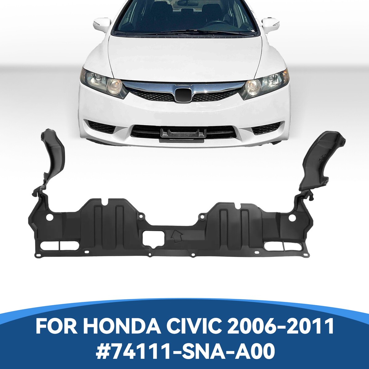 Chắn Bùn Gầm Máy Giữa Honda Civic Mã phụ tùng 74111snaa000