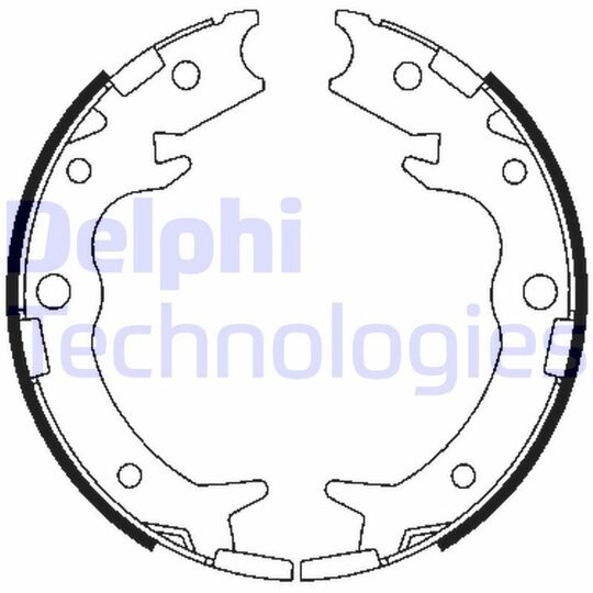 Guốc Phanh Sau Honda stream Mã phụ tùng 43053S47E50