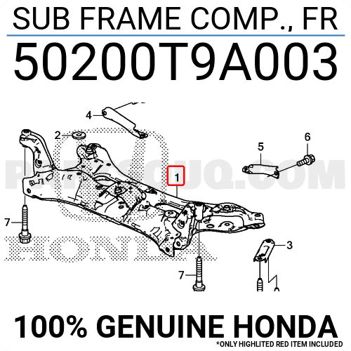 Giá Đỡ Động Cơ Honda City Mã phụ tùng 50200T9A003