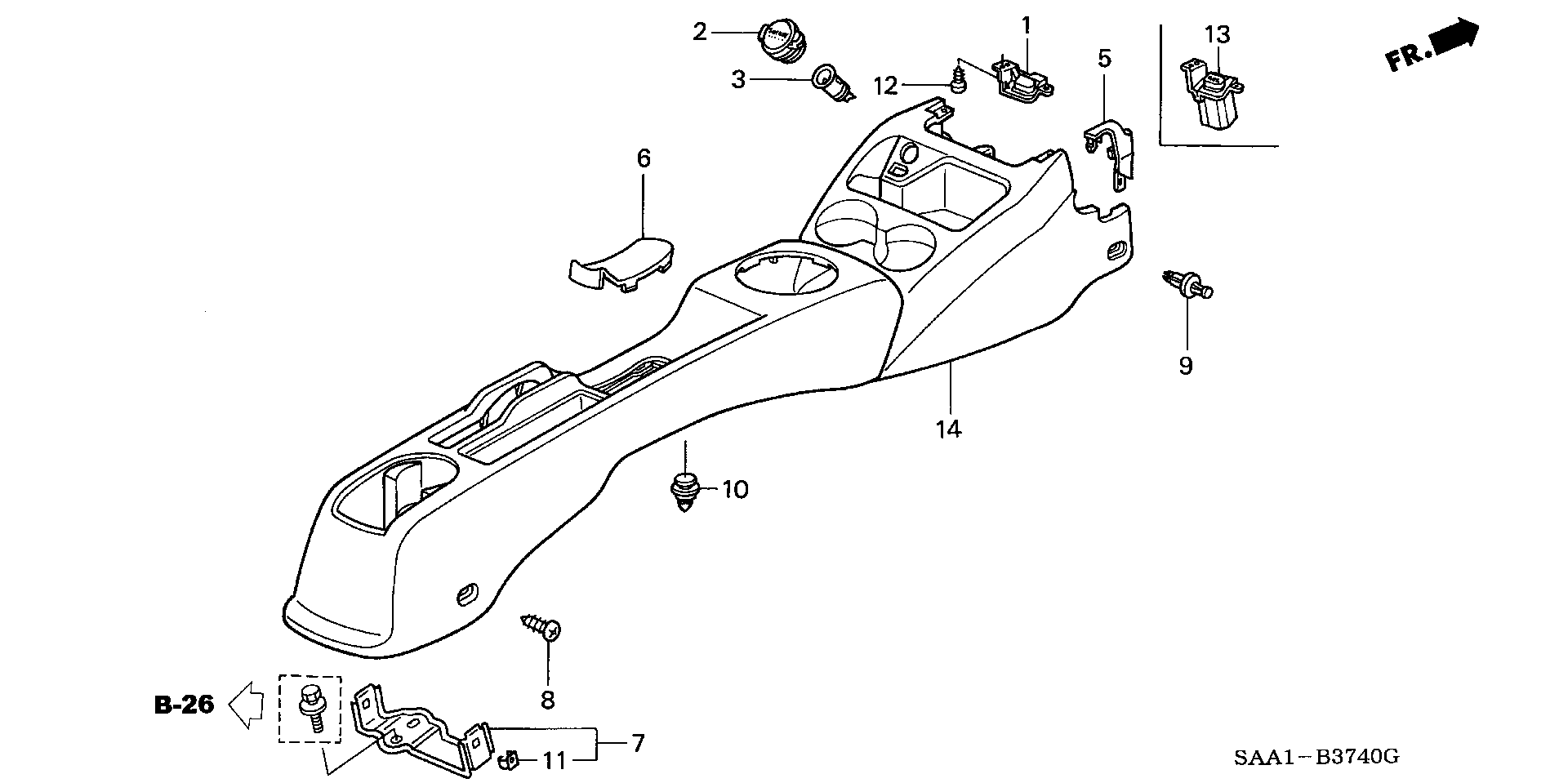 Cửa Gió Điều Hòa Sau Honda City Mã phụ tùng 9391324220