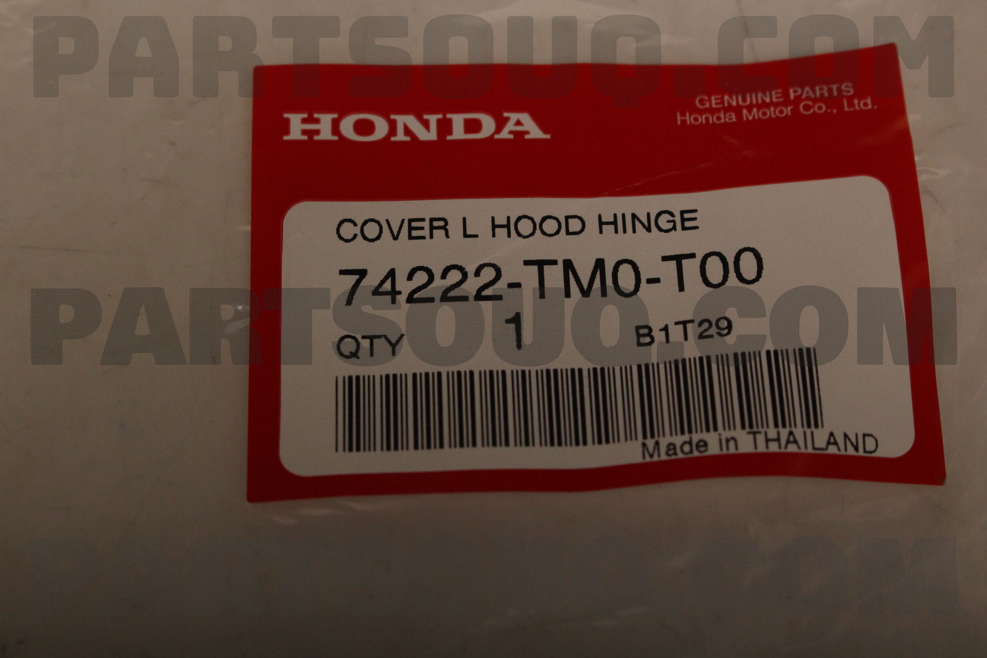 Ốp Góc Kính Chắn Gió Trái Honda City Mã phụ tùng 74222TM0T00