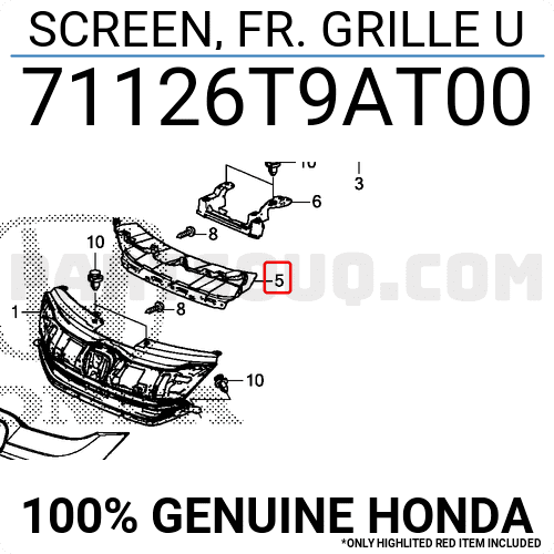 Giá Đỡ Đế Ca Lăng Honda City Mã phụ tùng 71126T9AT00