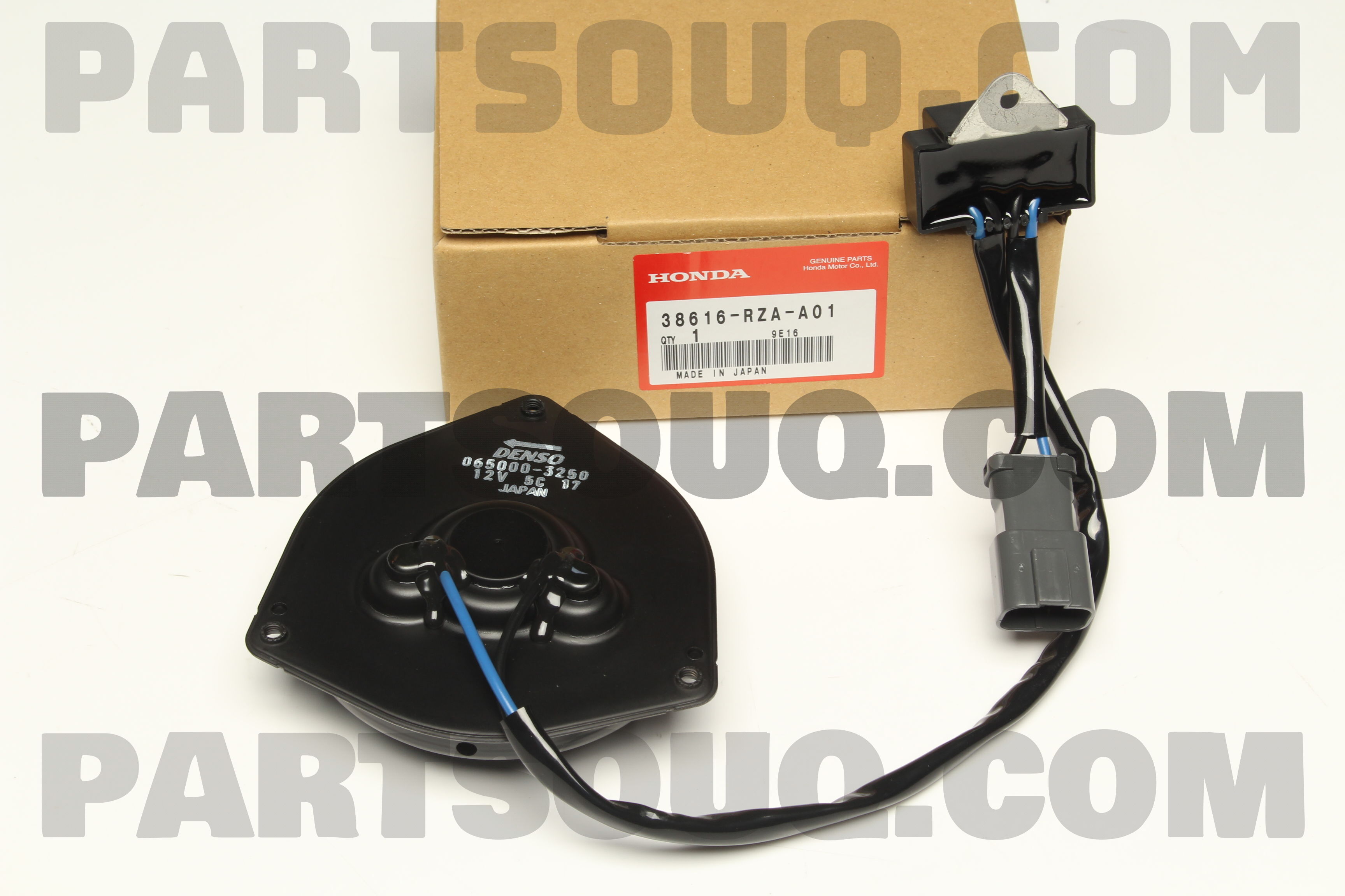 Mô Tơ Quạt Giàn Nóng (Vế Phải) Honda Civic OEM 38616RZAA01-Denso