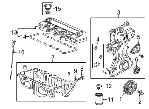 Đáy Các Te Honda Civic Mã phụ tùng 11200R0A000