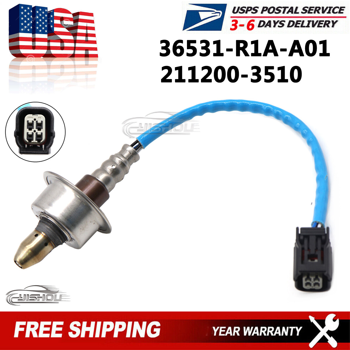 Cảm Biến Khí Xả Trên Honda Civic Mã phụ tùng 36531r1aa01