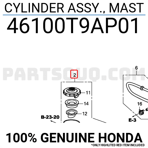 Tổng Phanh Honda City Mã phụ tùng 46100T9AP01