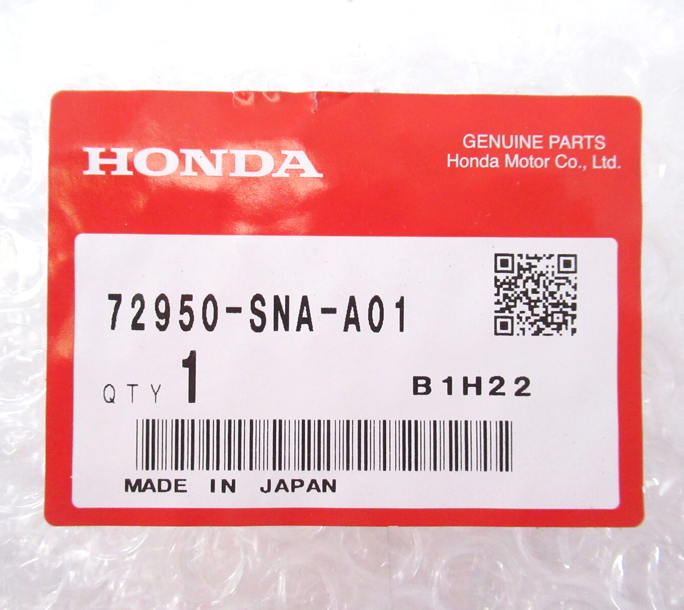 Nẹp Chân Kính Ngoài Sau Trái Honda Civic Mã phụ tùng 72950SNAA01