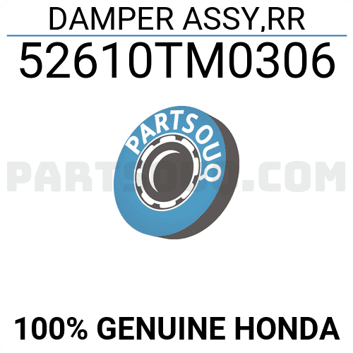 Giảm Xóc Sau Honda City Mã phụ tùng 52610TM0T11