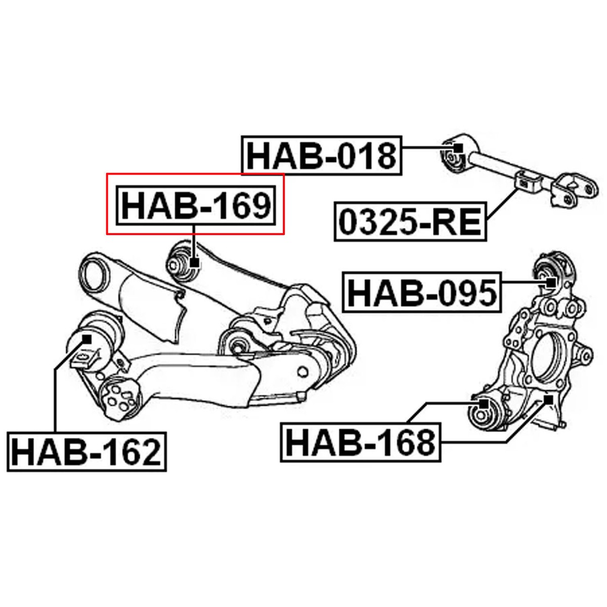 Càng Y Cầu Sau Honda Cr-V Mã phụ tùng 52371SWAJ10