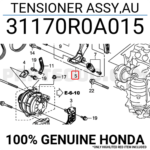 Cụm Tăng Dây Curoa Tổng 1.8 Honda Civic Mã phụ tùng 31170R0A015