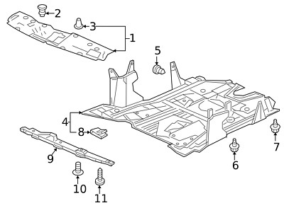 Ốp Che Khóa Ca Pô Honda Civic Mã phụ tùng 74127teat00
