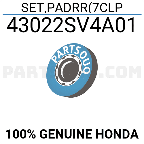 Má Phanh Sau Honda Civic Mã phụ tùng 43022SV4A01