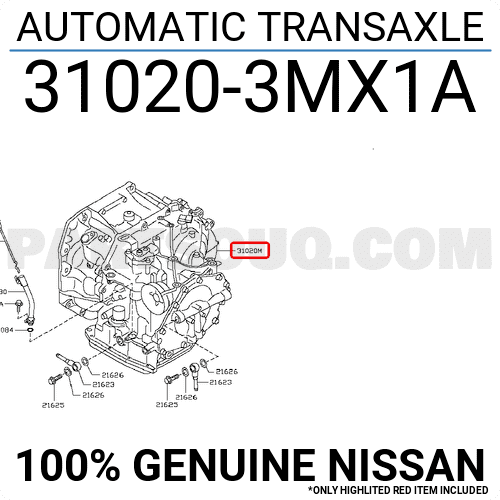 Hộp Số Tự Động Nissan Sunny Mã phụ tùng 310203MX1A