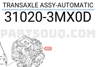 Hộp Số Tự Động (At) Nissan Sunny Mã phụ tùng 310203MX0D
