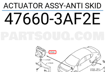 Cụm Điều Khiển Abs Nissan Sunny OEM 476603AF2E