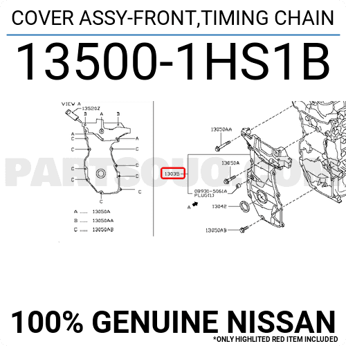 Bơm Dầu Động Cơ Nissan Sunny Mã phụ tùng 135001HS1B