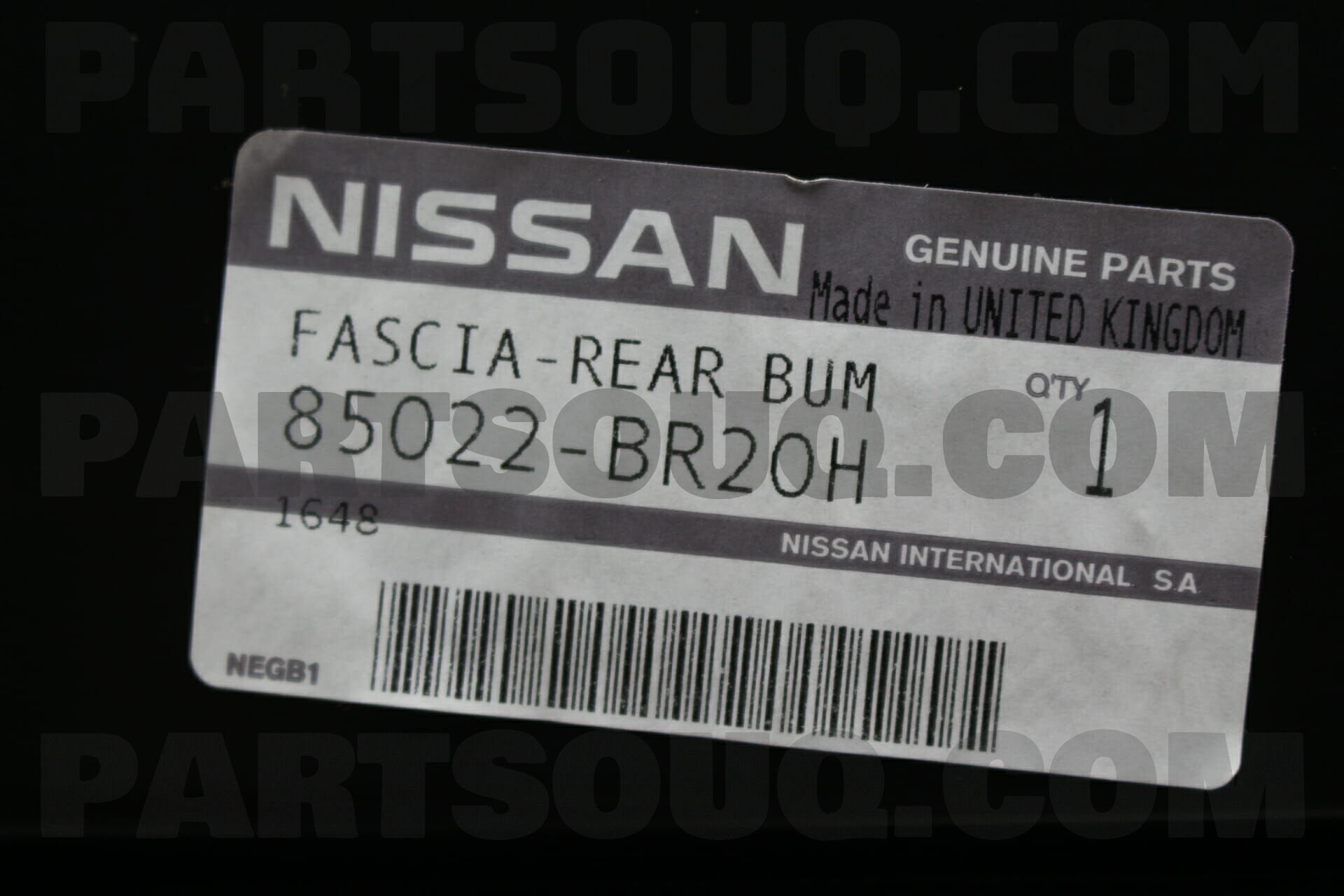 Cản Sau (Phiên Bản Qashqai + 2) Nissan Qashqai OEM 85022BR20H