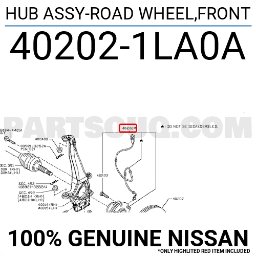 Bi May Ơ Sau 4Wd Nissan Rogue Mã phụ tùng 40202JE21A