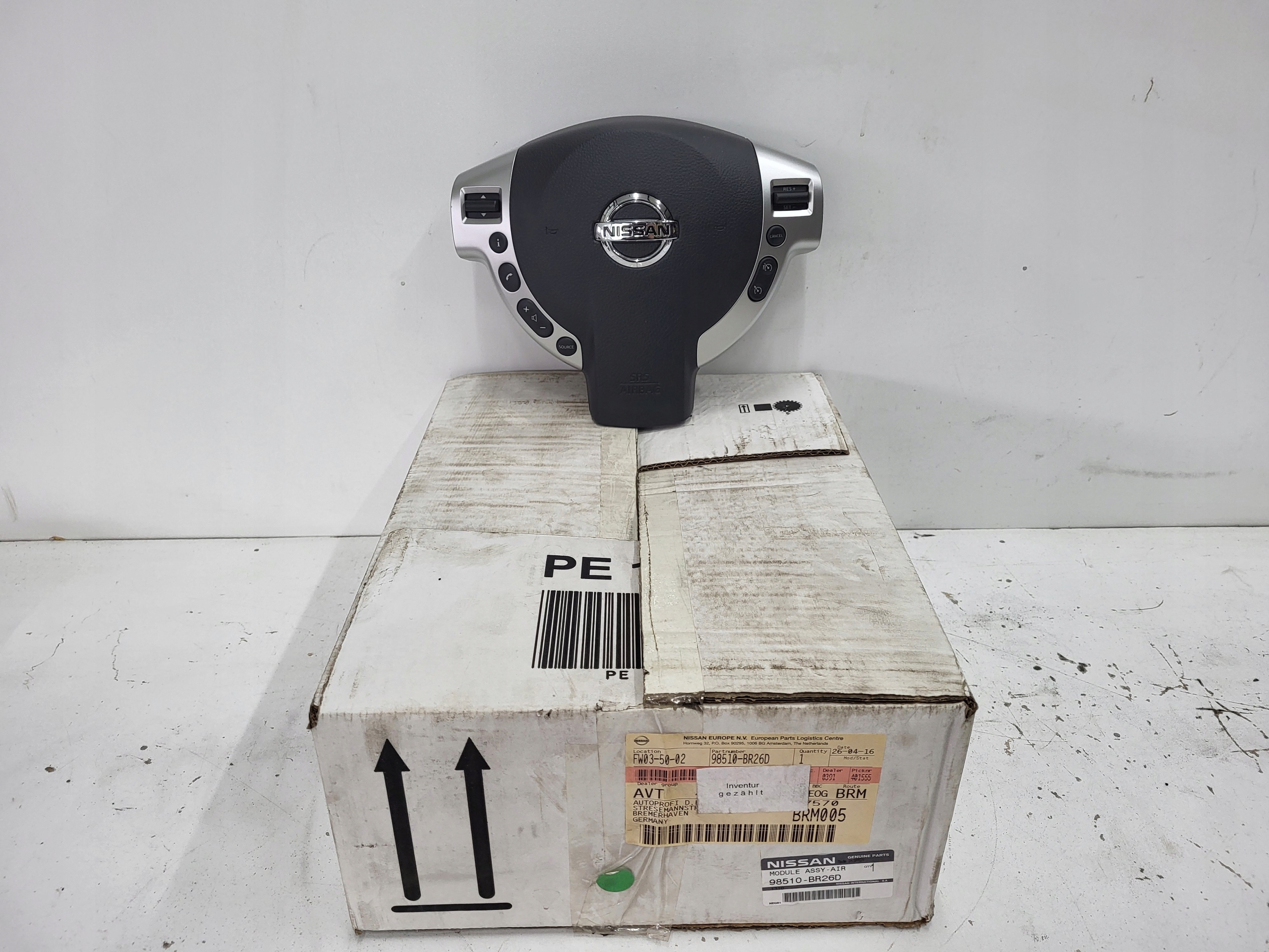 Túi Khí Trái Nissan Qashqai Mã phụ tùng 98510BR26D