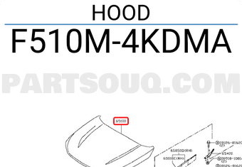 Nắp Ca Pô Nissan Navara Mã phụ tùng F510M4KDMA
