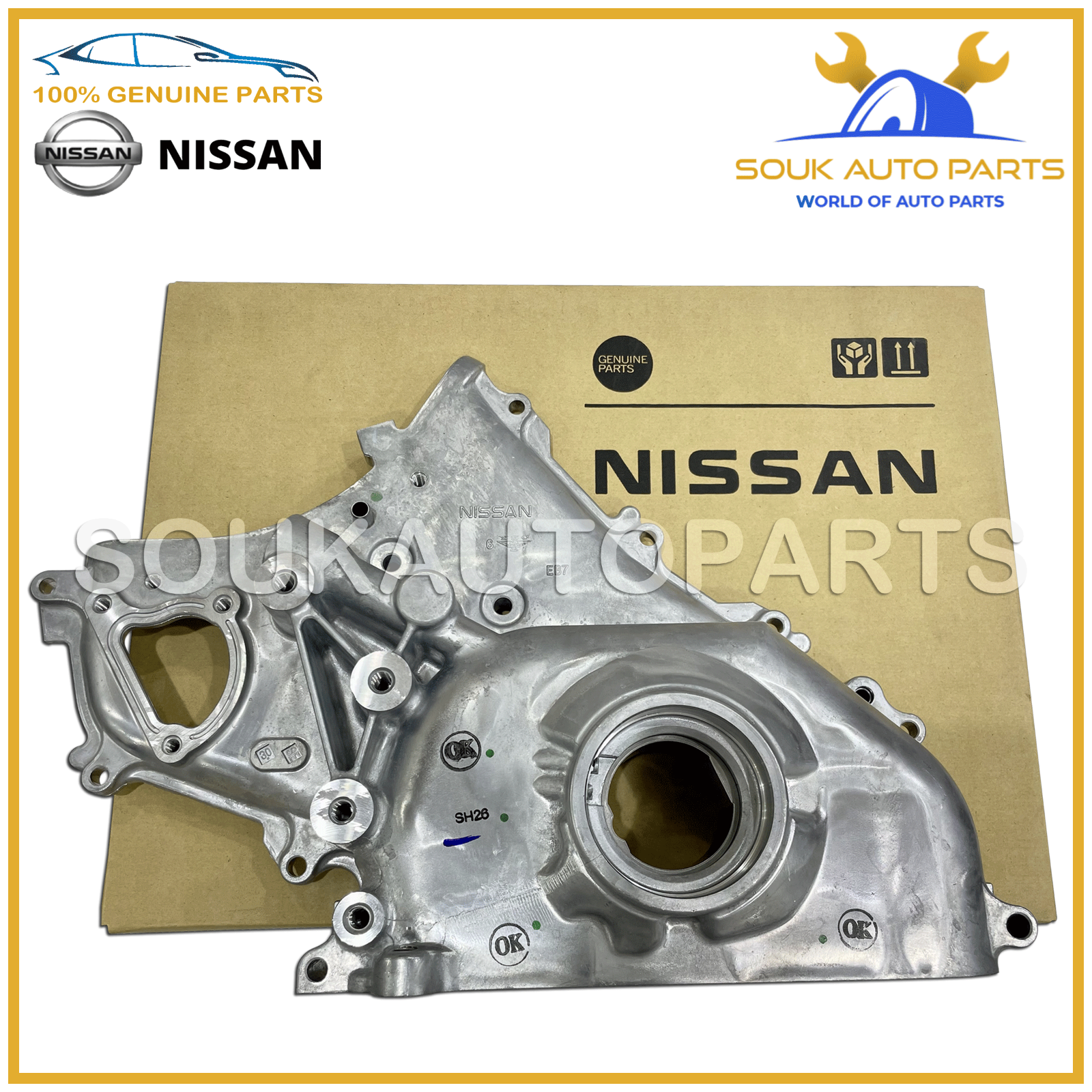 Bơm Dầu Động Cơ Nissan Navara Mã phụ tùng 15010EB70A