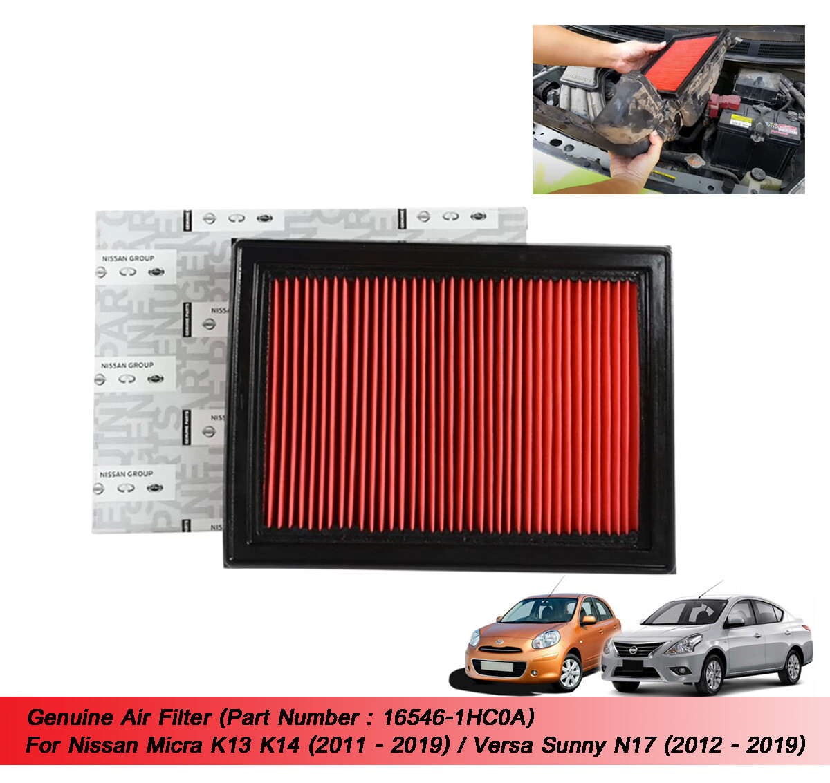 Lọc Gió Điều Hòa Nissan Livina OEM PMA-C12