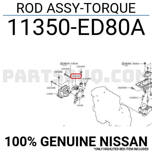 Chân Treo Máy Trước Nissan Livina Mã phụ tùng 11350ED80D