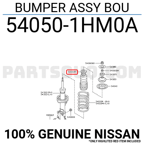 Chụp Bụi Giảm Xóc Trước Nissan Sunny OEM 540501HM0A-OE