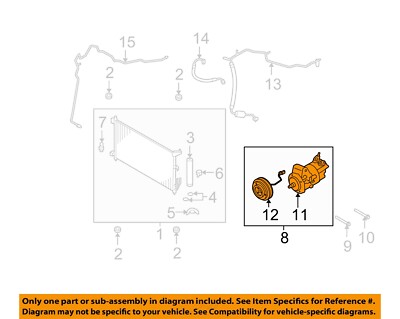 Lốc Điều Hòa Nissan Tida OEM 92600CJ63E