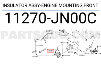 Chân Máy Thủy Lực 2.5L Nissan Teana Mã phụ tùng 11270JN00C