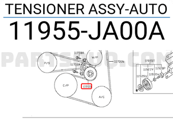 Cụm Tăng Tổng Qr25 Nissan Teana Mã phụ tùng 11955ja00a