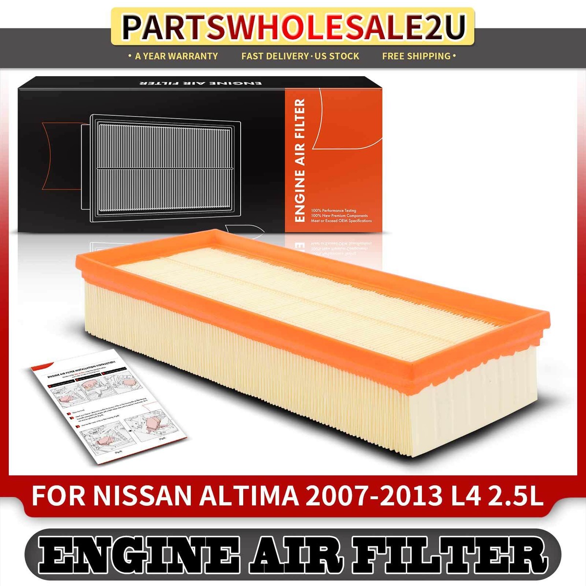 Lọc Gió Động Cơ Nissan ALTIMA Mã phụ tùng 16546JA00A