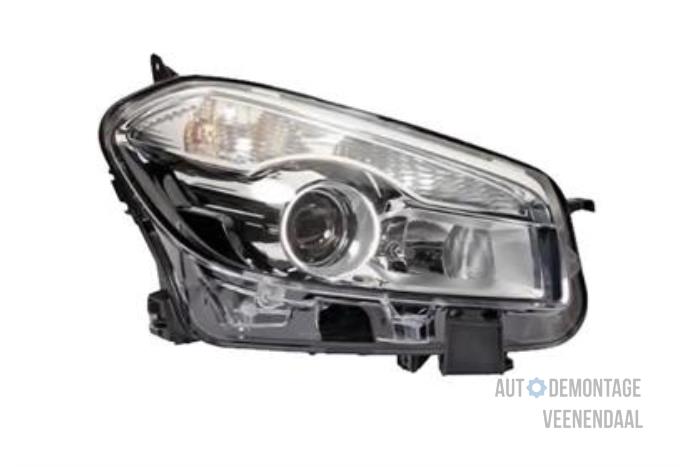 Đèn Pha Phải - Có Xenon Nissan Qashqai Mã phụ tùng 26010br00a