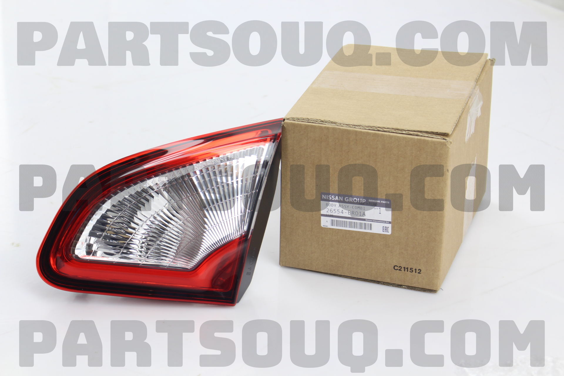 Đèn Hậu Miếng Trong Phải Nissan Qashqai Mã phụ tùng 26554BR01A