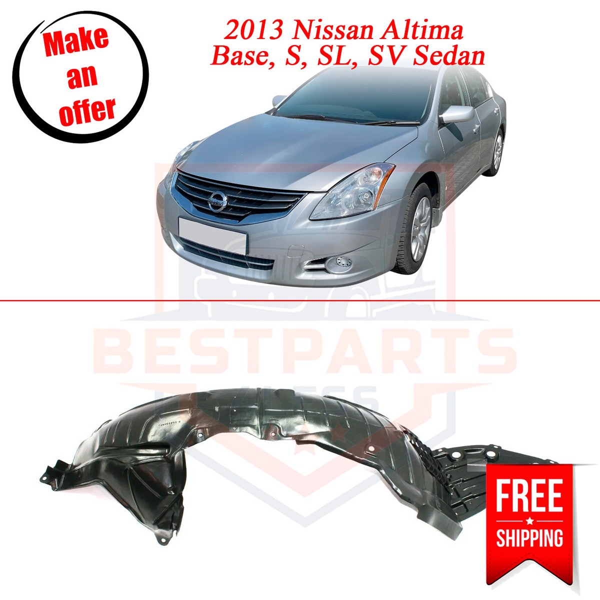 Táp Bi Hông Sau Trái Nissan Sunny Mã phụ tùng 849413BG0A