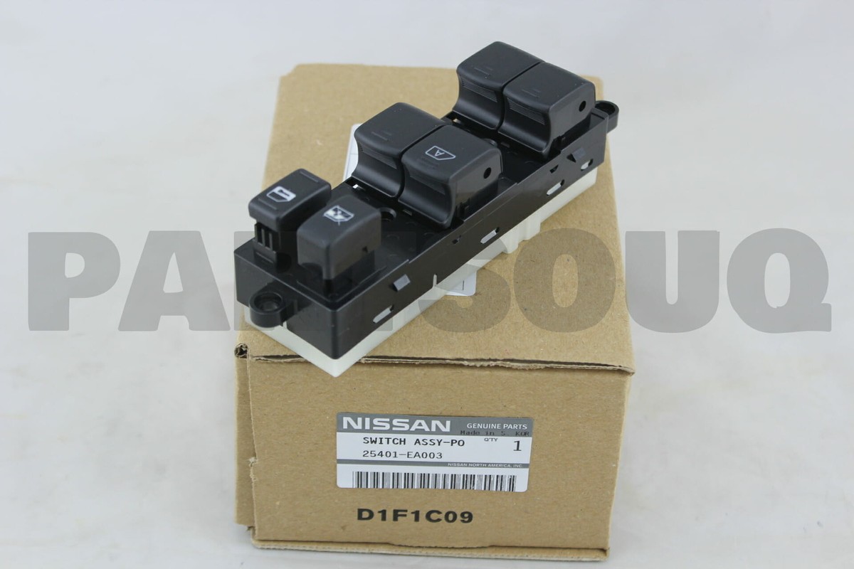 Cụm Công Tắc Lên Xuống Kính Tổng Nissan Navara Mã phụ tùng 25401EA00A