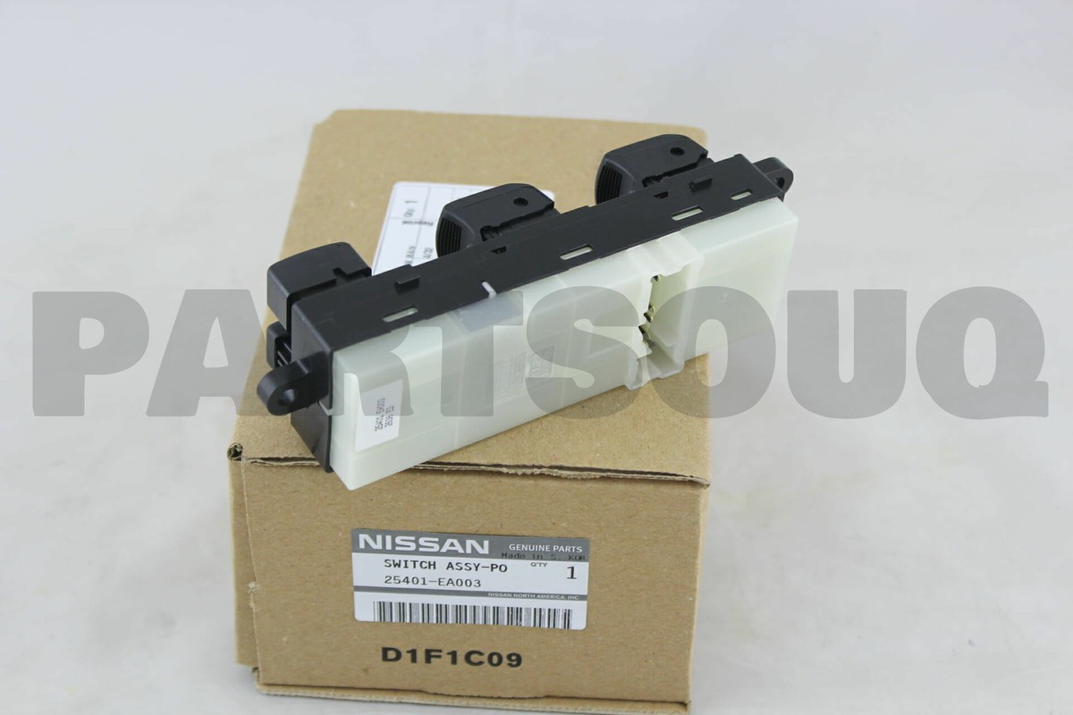Cụm Công Tắc Lên Xuống Kính Tổng Nissan Navara Mã phụ tùng 25401EA00A
