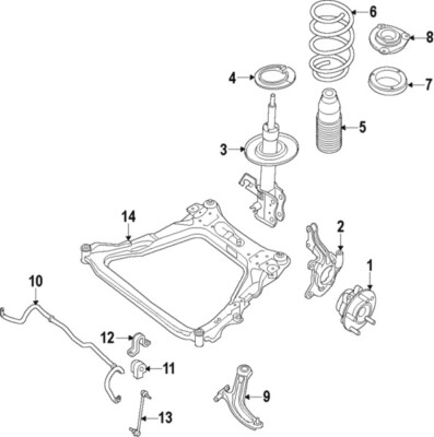 Rotuyn Cân Bằng Trước Trái Nissan Teana OEM 54668JA000
