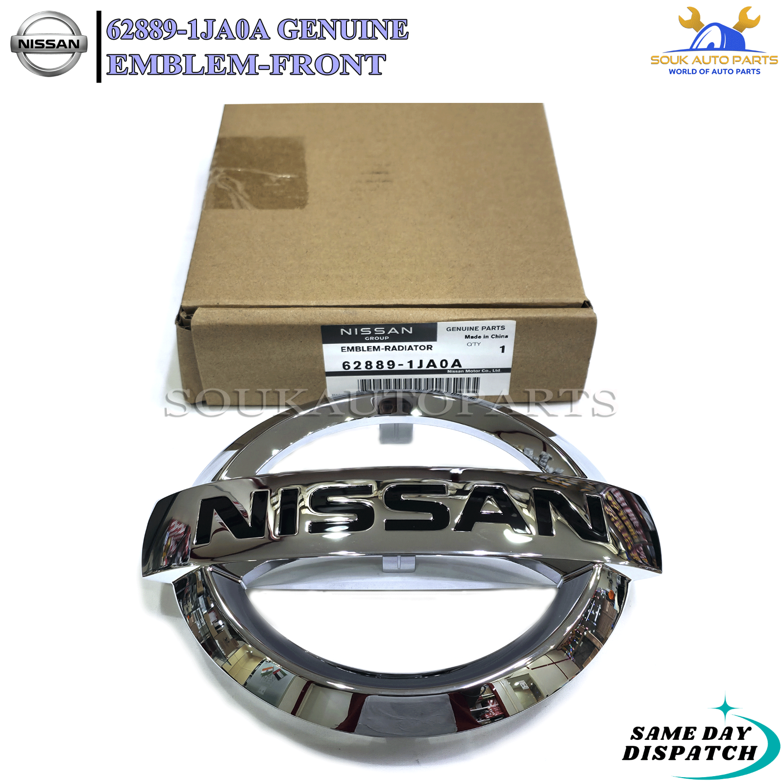 Logo Ca Lăng Trước Nissan X - trail Mã phụ tùng 628891ja0a