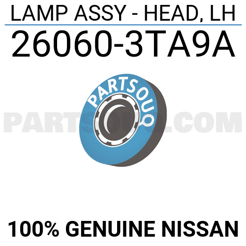 Đèn Pha Trái Có Xenon Nissan Teana Mã phụ tùng 260603ts3a