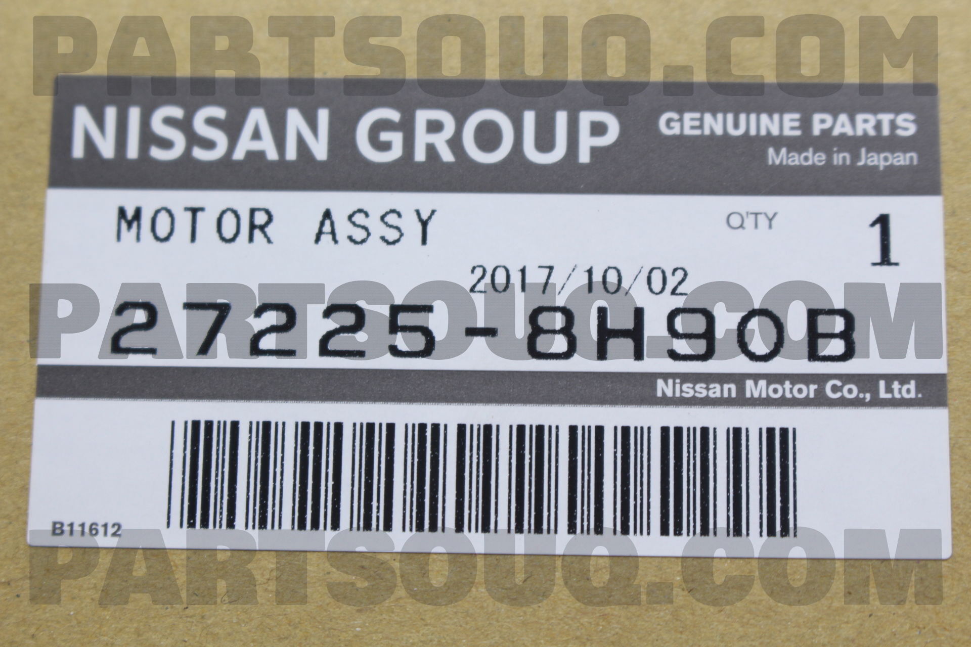 Mô Tơ Quạt Gió Dàn Lạnh Trong Xe Nissan Sunny Mã phụ tùng 272268H900