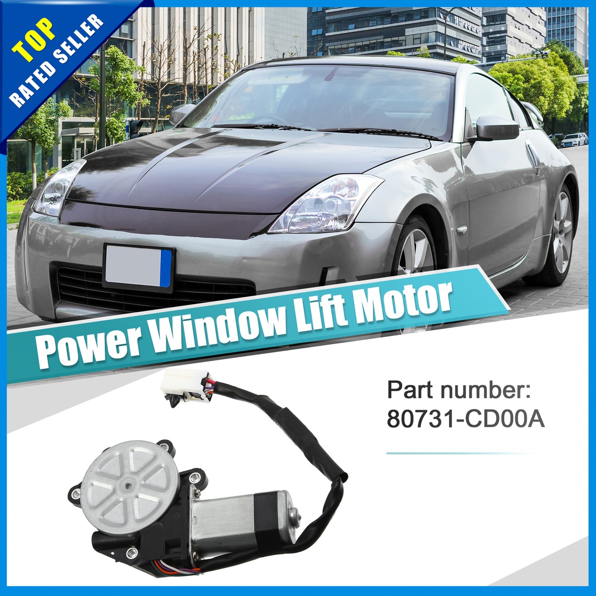 Mô Tơ Lên Xuống Kính Cánh Cửa Trước Trái Nissan Murano Mã phụ tùng 80731CD00A