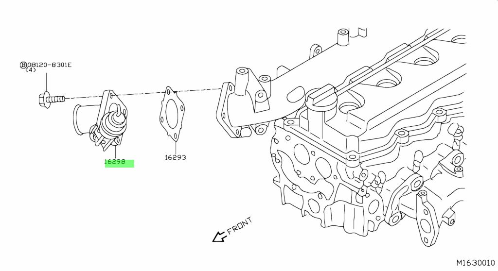 Cụm Bướm Ga Nissan Navara Mã phụ tùng 16118EB30B