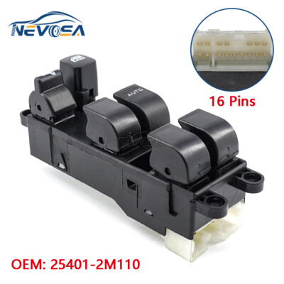 Công Tắc Lên Xuống Kính Tổng Nissan Teana Mã phụ tùng 254012dr0c