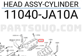 Mặt Máy 3.5 Nissan Teana Mã phụ tùng 11040JA10A