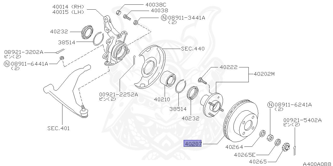 Đĩa Phanh Trước - 2 Lớp Nissan Livina Mã phụ tùng 40206EW80B