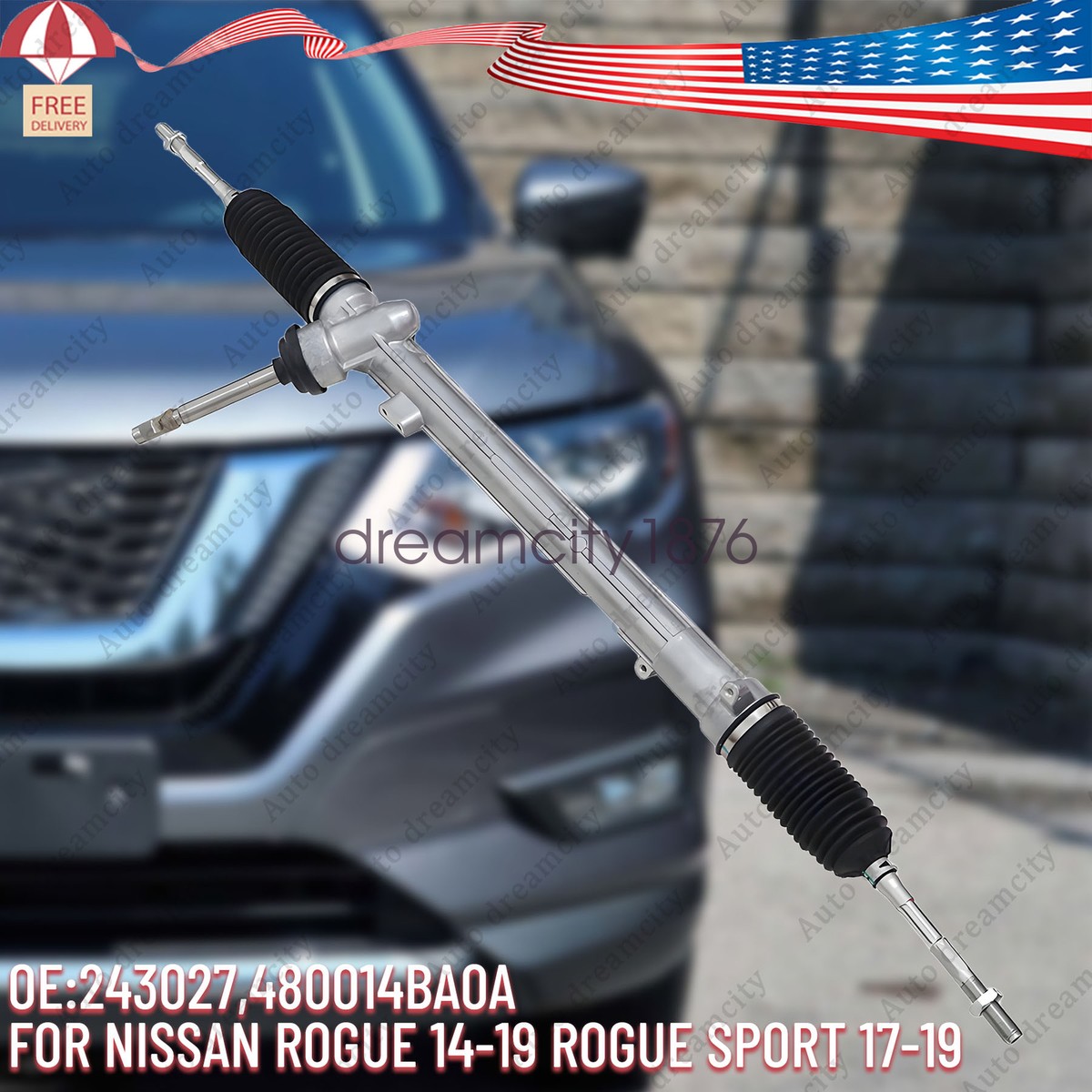 Thước Lái Nissan X - trail Mã phụ tùng 480014BA0A